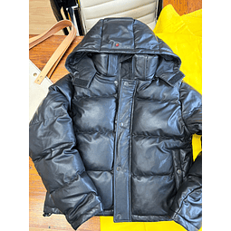 Women's Bubble Leather Jacket