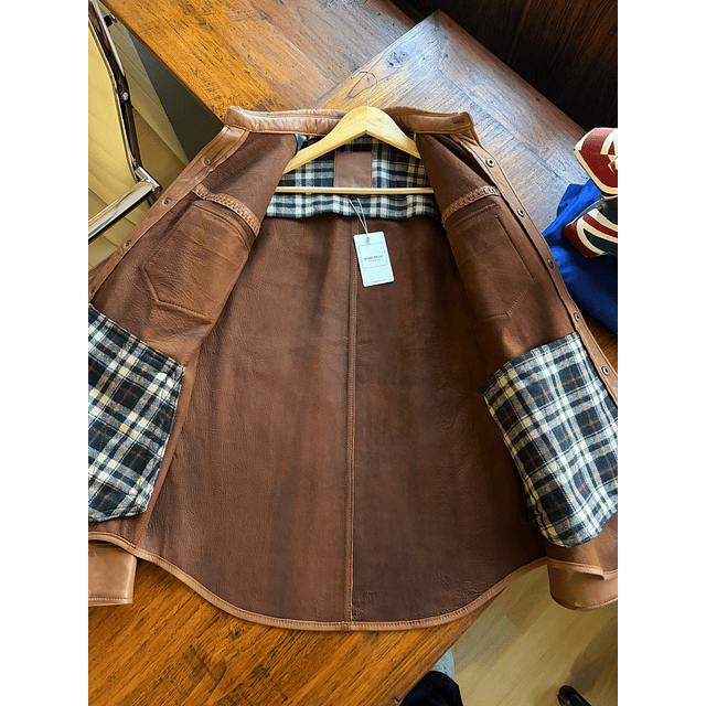 Men's Leather Shirket 