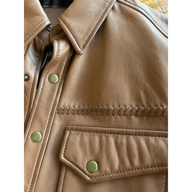 Men's Leather Shirket 
