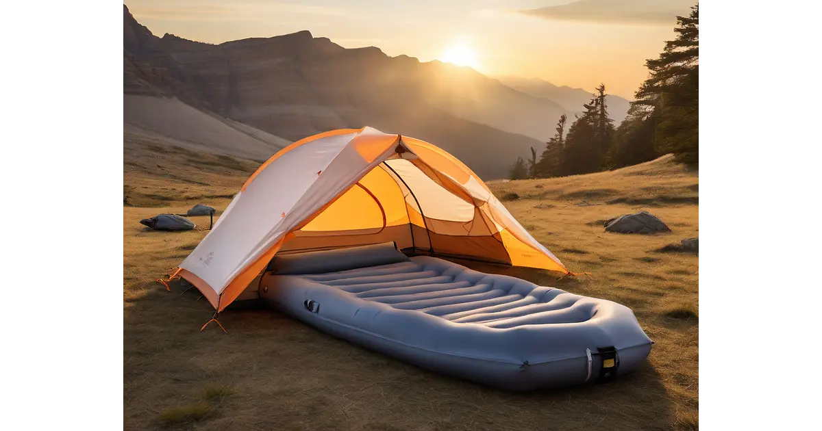 Colchoneta inflable ultraligera para dormir