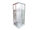 Shower Door 70x70x185 Cm Con Diseño Vidrio Templado 