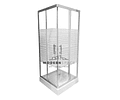 Shower Door 90x90x193 Cm Con Diseño Vidrio Templado 