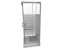 Shower Door 90x90x193 Cm Con Diseño Vidrio Templado 