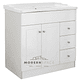 Mueble Vanitorio 80x47 cm Blanco Mas Cubierta