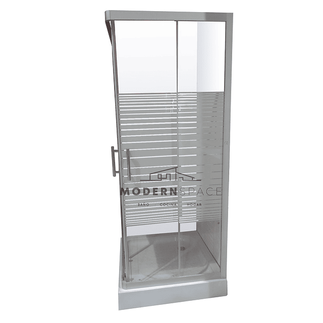 Shower Door 70x70x185 Cm Con Receptaculo Vidrio Templado