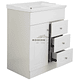 Mueble Vanitorio 60x47 Cm 3 Cajones Blanco, Completo