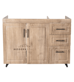 Mueble Lavaplatos Lacado 98X48,5X90 Blanco o Cafe  