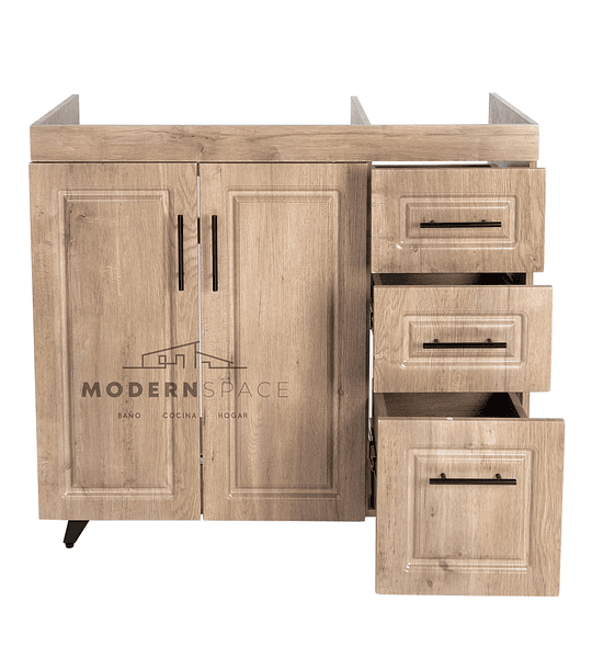 Mueble Lavaplatos Lacado 98X48,5X90 Blanco o Cafe  