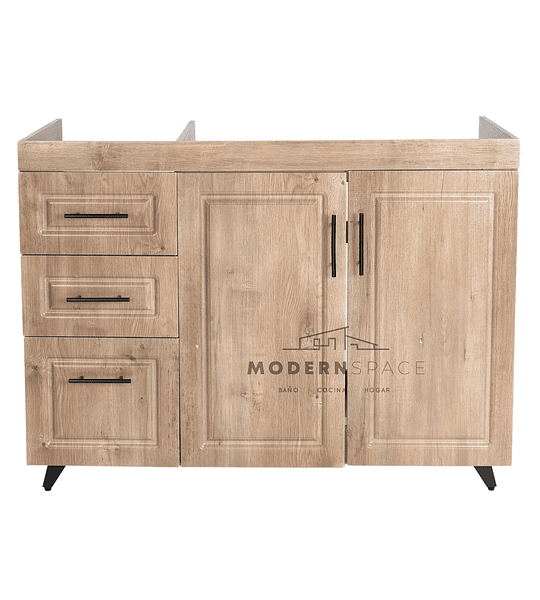 Mueble Lavaplatos Lacado 98X48,5X90 Blanco o Cafe  