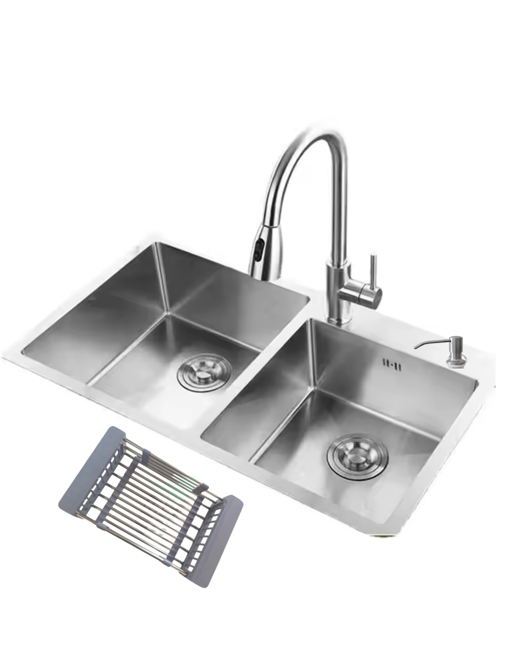 Lavaplatos 78x43 Cm Delux + Llave Extraible + Rejilla + Disp