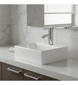 Lavamanos Sobreponer O Colgange 32 X 29 Cm, Completo