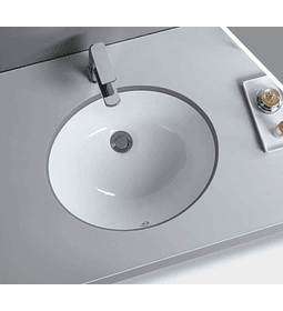 Lavamanos Bajo Cubierta 42x33 Cm Color Blanco 16 pulgadas