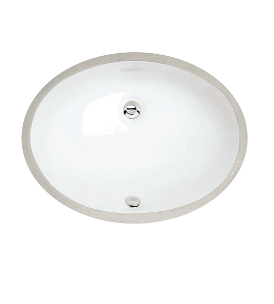 Lavamanos Bajo Cubierta 42x33 Cm Color Blanco 16 pulgadas