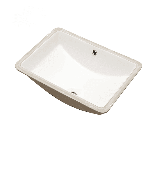Lavamanos Bajo Cubierta 52x37 Cm Rectangular Color Blanco