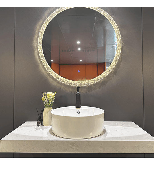 Lavamanos 35x35 Cm Sobreponer Redondo Blanco