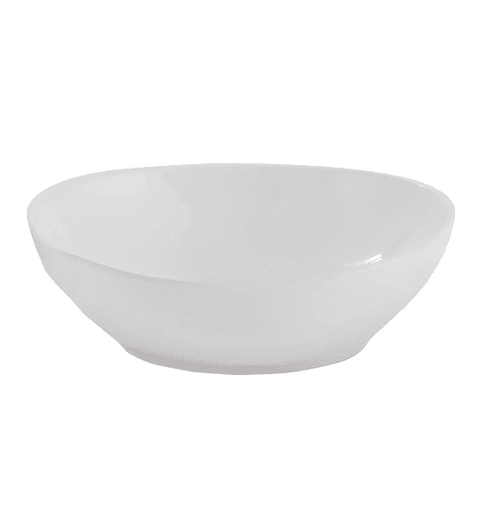 Lavamanos Sobreponer Ovalado 41 X 34 Cm Blanco