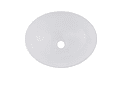 Lavamanos Sobreponer Ovalado 41 X 34 Cm Blanco