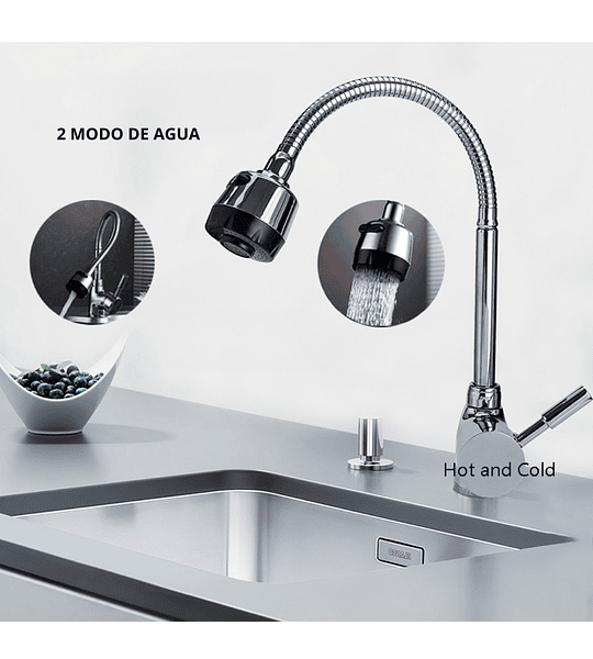 Lavaplatos 50x40 Cm Negro Sobre Cubierta con Llave y Dispensador de jabon