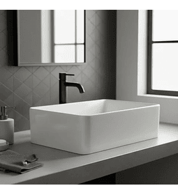 Lavamanos 37x24 Cm  Sobreponer Rectangular