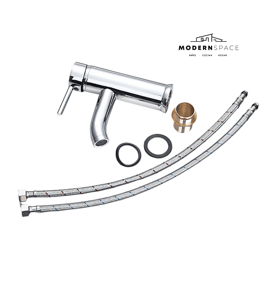 Llave Monomando Para Lavamanos Cromada