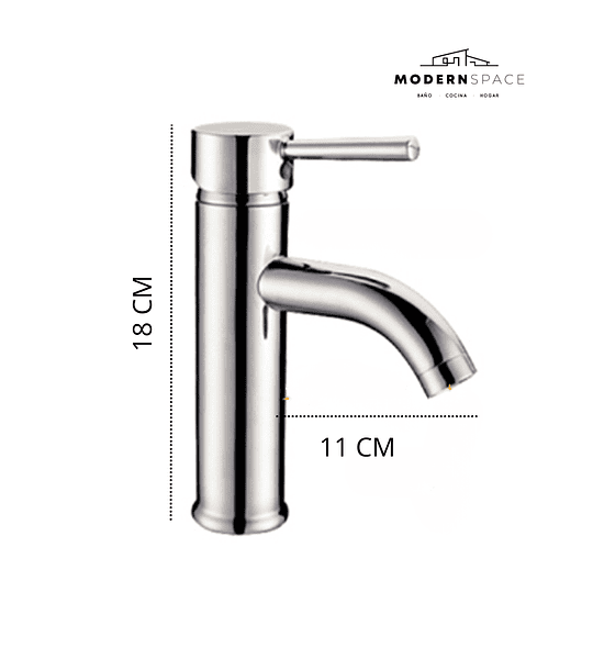 Llave Monomando Para Lavamanos Cromada