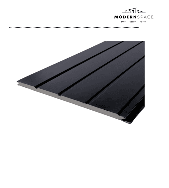 Metal Siding Recubrimiento Metálico Para Exteriores Negro