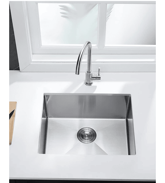 Lavaplatos 39x36 cm De Acero Inoxidable Bajo Cubierta O Embutir 