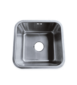 Lavaplatos 43x43 Cm Bajo Cubierta Acero Inoxidable