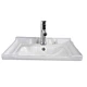 Vanitorio Mdf 50x40 Cm Blanco Con Loza Y Grifería 
