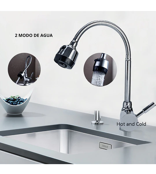 Lavaplatos 70x50 Cm Riñon Sobre Cubierta, Accesorios Y Llave