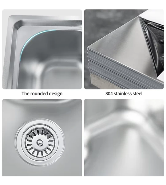 Lavaplatos Estilo Riñon Sobre Cubierta O Embutir 80x50