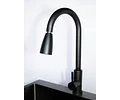 Lavaplatos 75x45 Cm Negro 2mm + Llave Extraíble + Accesorios