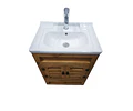 Mueble Vanitorio Rustico 50x40 Cm Con Patas Loza N + Llave