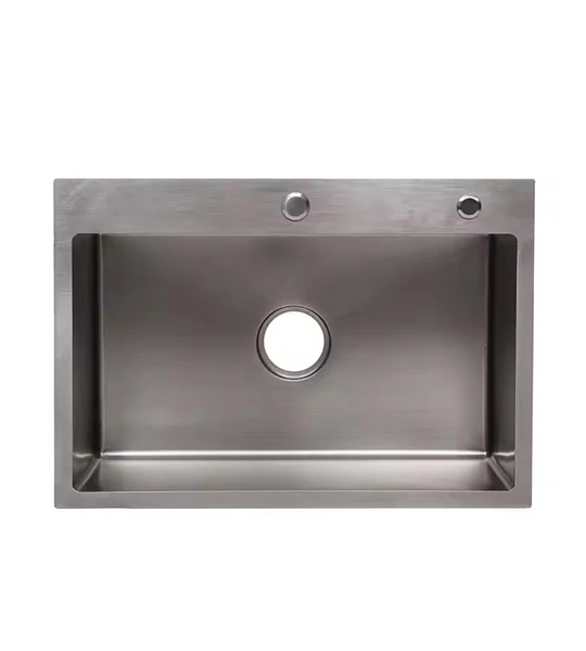 Lavaplatos 50x40 Cm De Acero Inoxidable 2mm Espesor