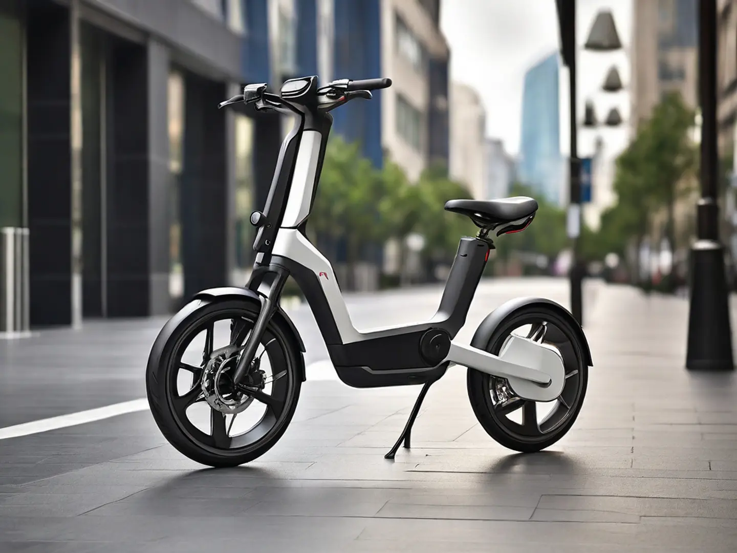 Bicicleta elétrica dobrável 3