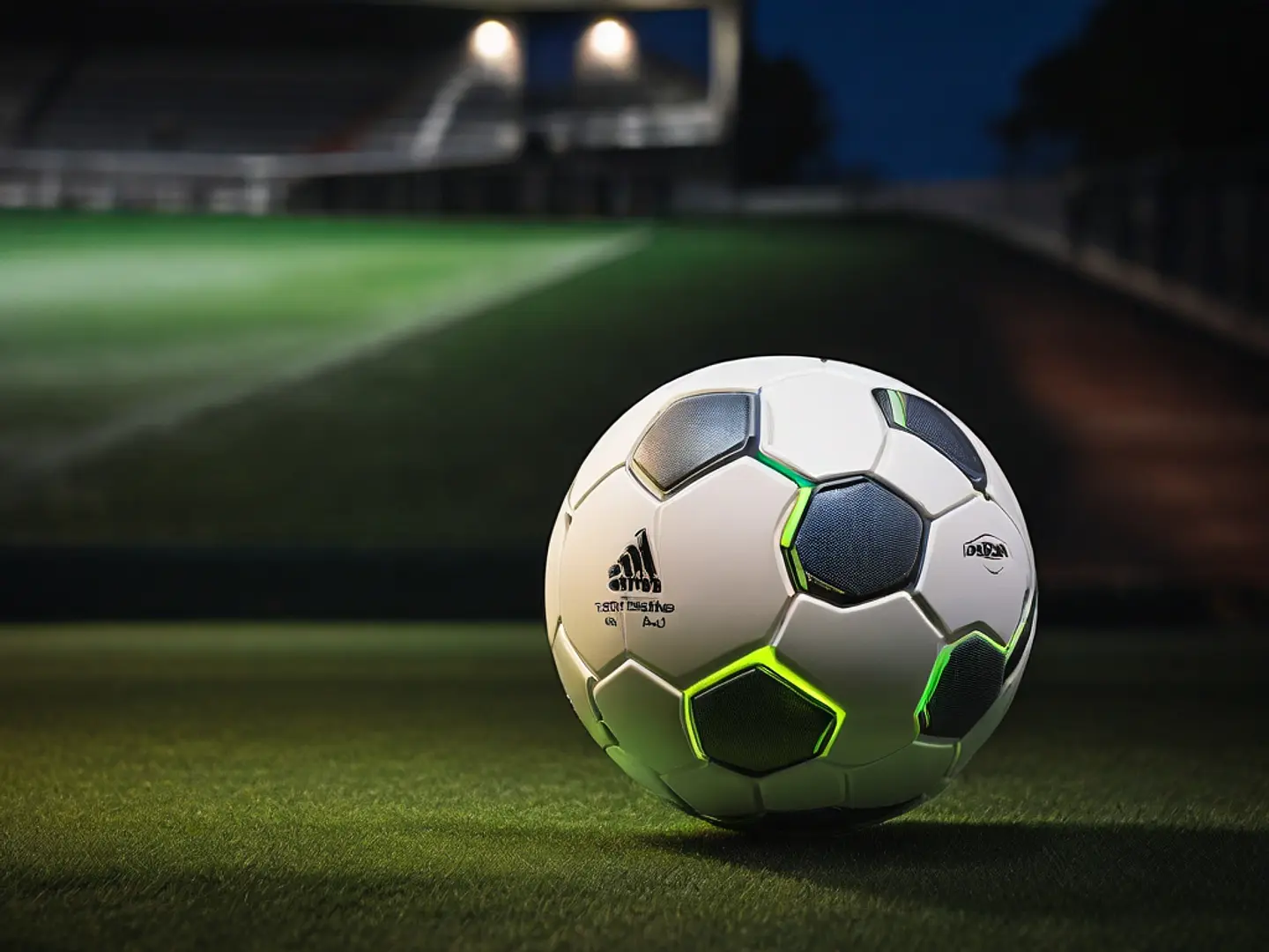 Bola de futebol inteligente com sensor de impacto 3