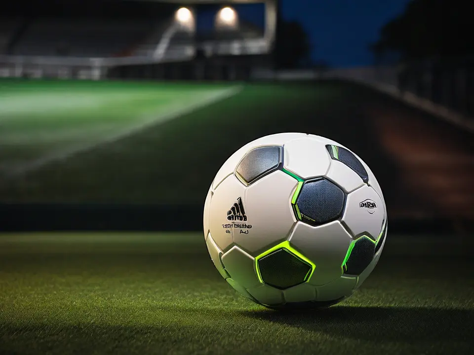 Bola de futebol inteligente com sensor de impacto 3