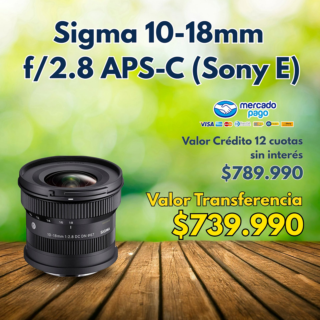 Sigma 10‑18mm F2.8 DC DN CONT Sony E (APS-C) 1