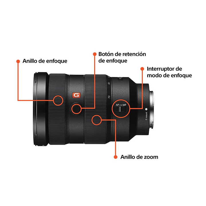 Lente Sony 24-70mm F2.8 G Master Sony E (Full Frame) 7