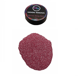 Pigmento Rojo Glitter 20 gr