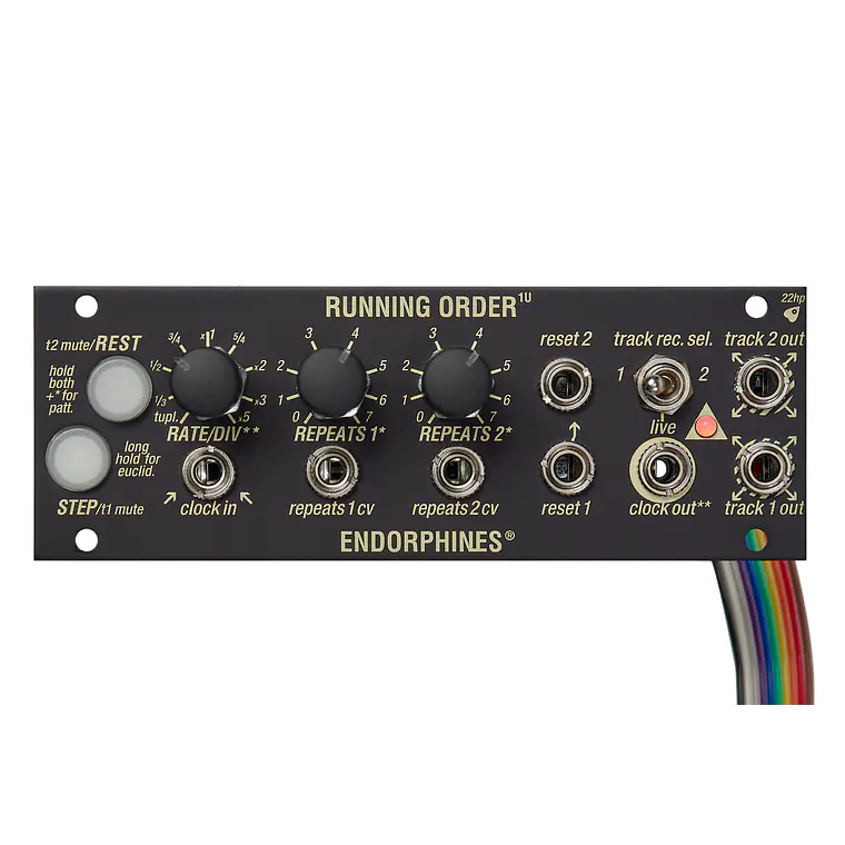 Endorphin.es 1U Running Order Black 1