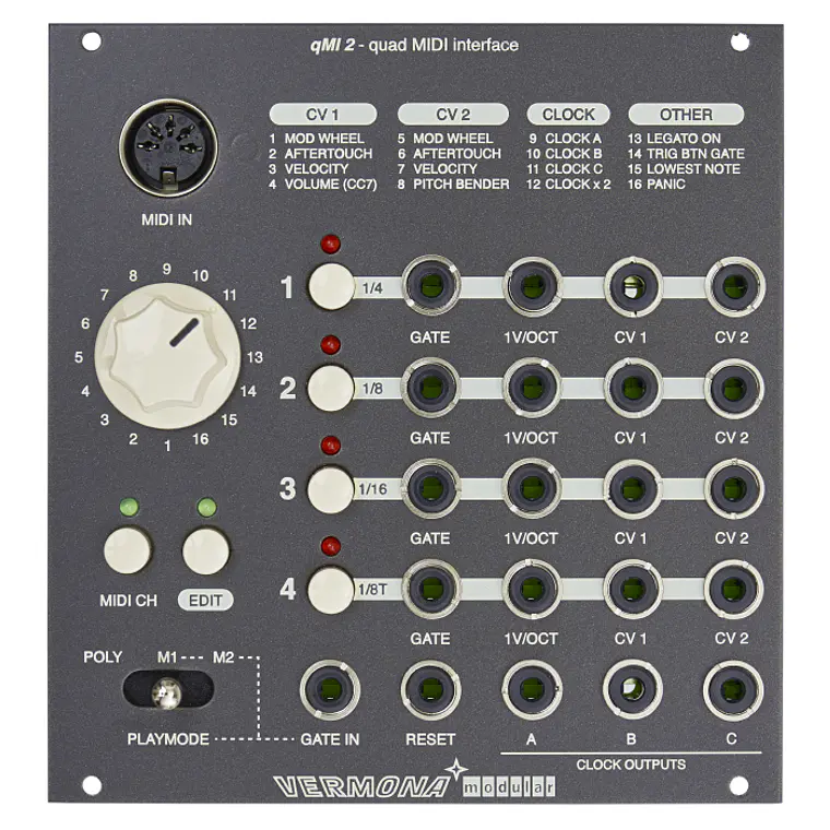 Vermona Modular qMI 2 – Quad MIDI Interface 1