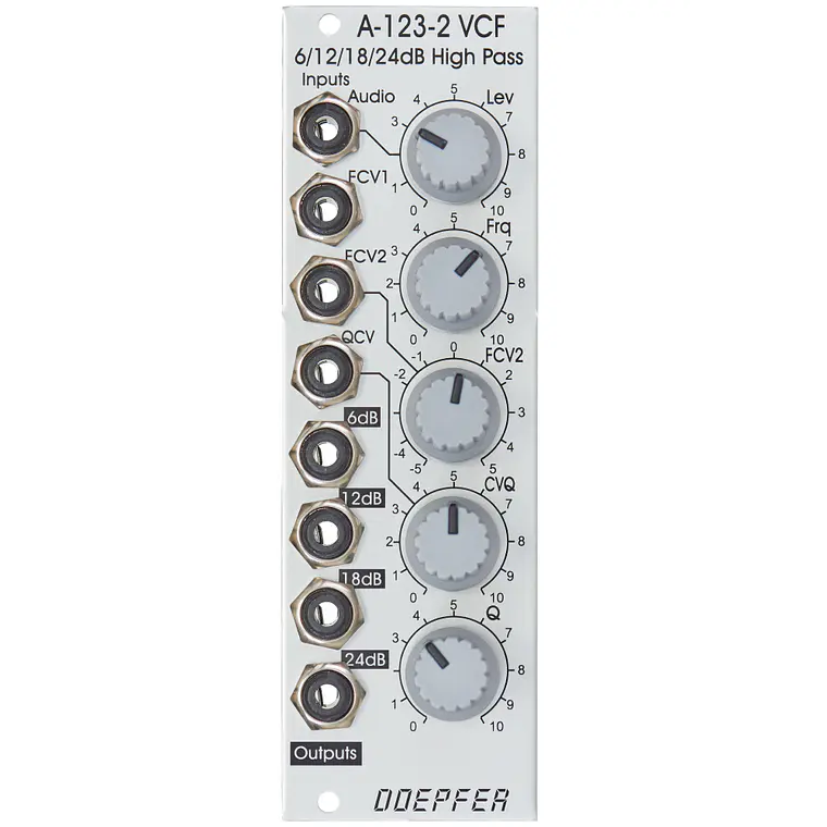 Doepfer A-123-2 Hochpass 6/12/18/24dB 1