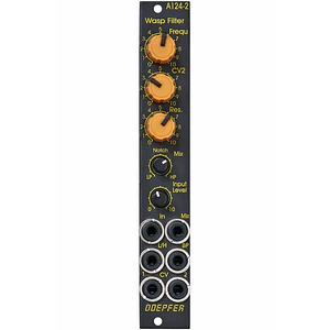 Doepfer A-124-2SE Wasp Filter SE black/yellow Slim Line