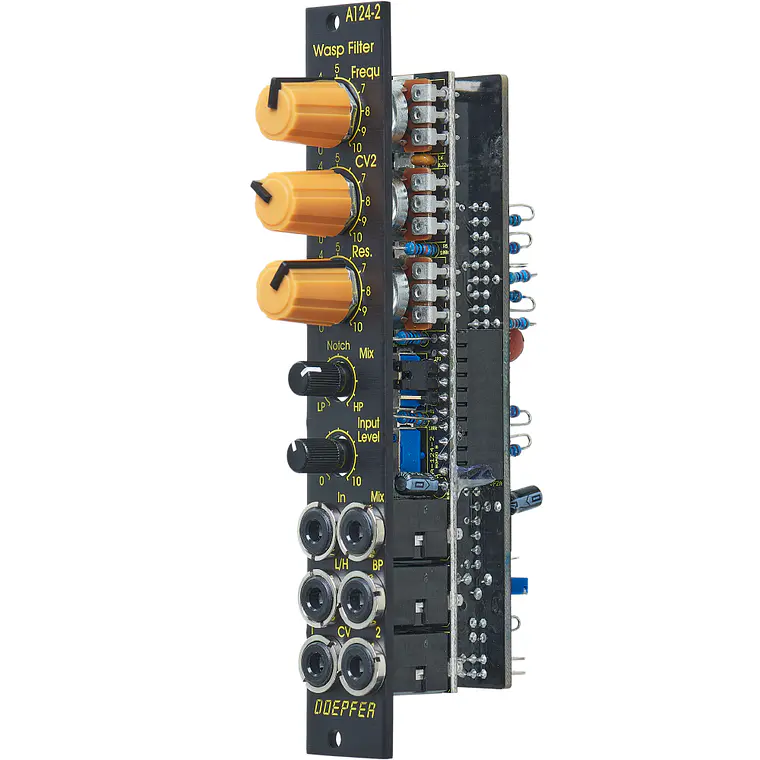 Doepfer A-124-2SE Wasp Filter SE black/yellow Slim Line 2
