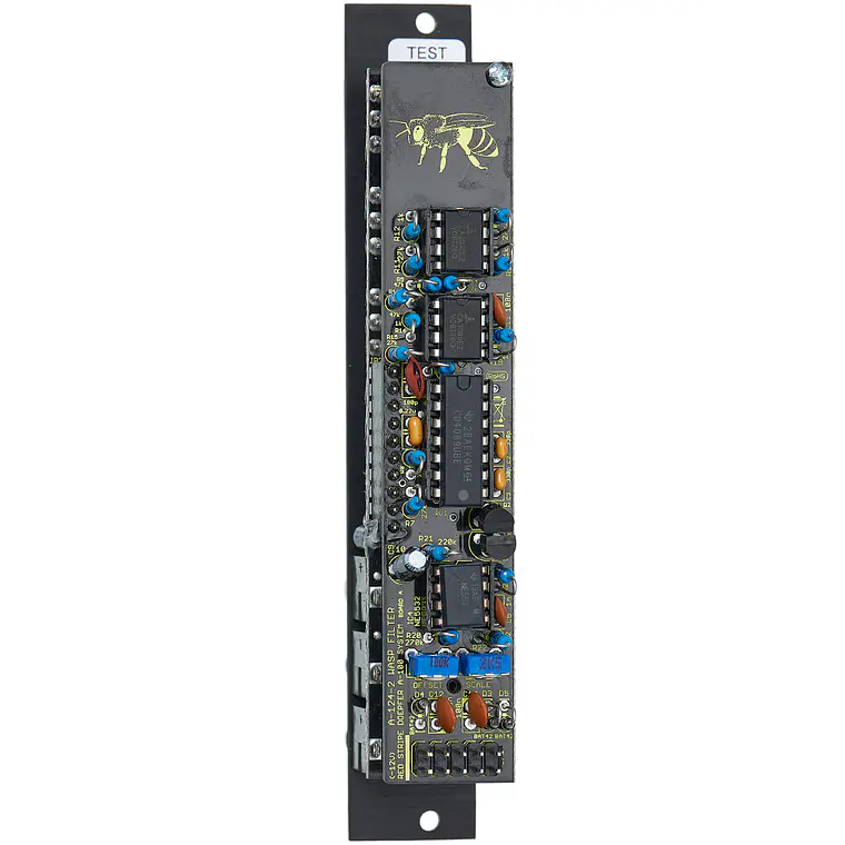 Doepfer A-124-2SE Wasp Filter SE black/yellow Slim Line 3