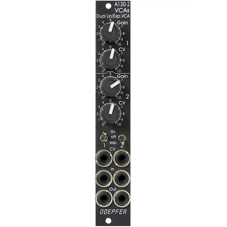 Doepfer A-130-2v Dual lin/log VCA (Slim Series) Vintage Edition 1