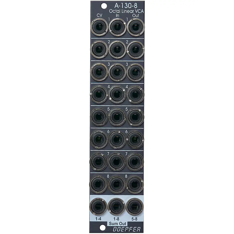 Doepfer A-130-8 Octal Linear VCA Vintage 1
