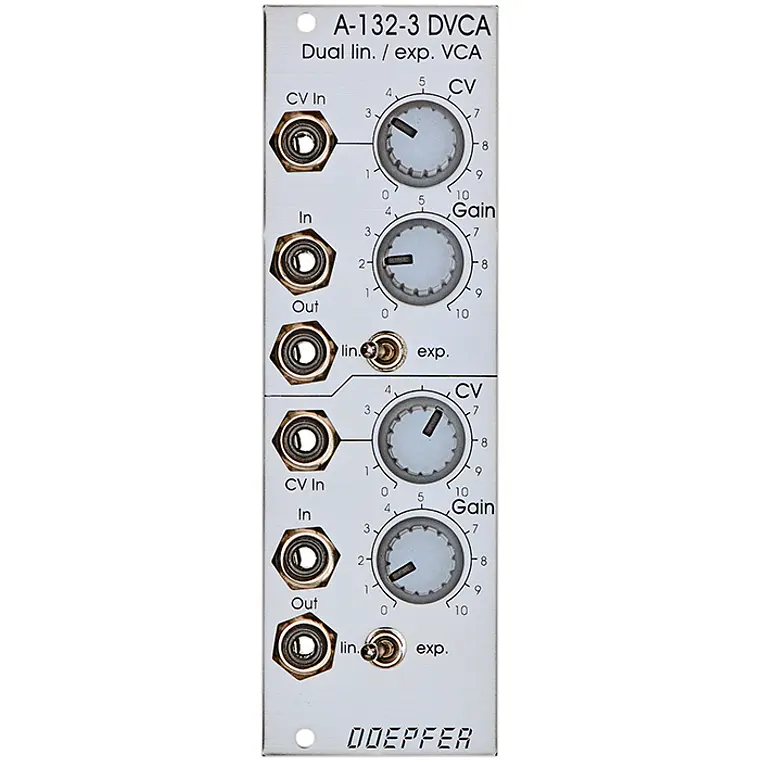 Doepfer A-132-3 Dual linear/exponential VCA 1