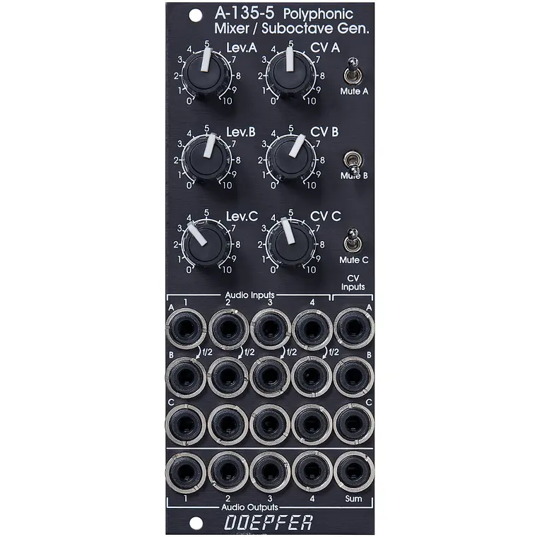 Doepfer A-135-5V Polyphonic Mixer Vintage Edition 1